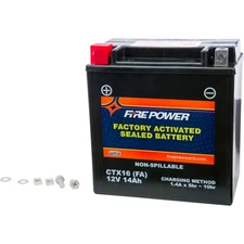 Fire Power Sealed Factory Activated Battery CTx16 CTX16 FA