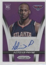 2014-15 Panini Prizm Rookie Auto Purple Prizm 71/99 Adreian Payne #18 Auto 2u3