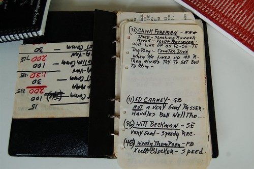 Circa 1970 Al Wester Notre Dame Football Radio Network Notebook - Picture 3 of 10
