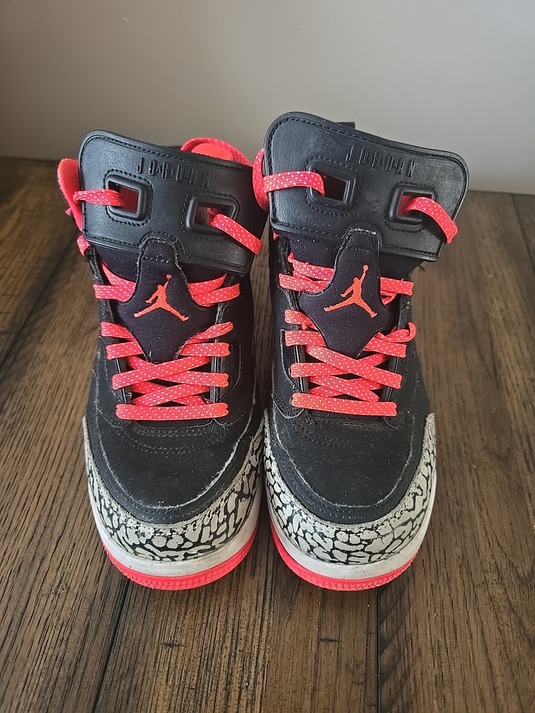 Nike Air Jordan Spizike PS - Kids Size 3 - Black Red Orbit CJ7217-064  thumbnail 2