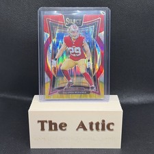 2024 Panini Select - Concourse Talanoa Hufanga #46 Red & Yellow Shock Prizm