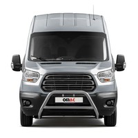 FrontbüGel FrontschutzbüGel FüR Ford Transit 2015-2019 Mit Abe Stahl Silber