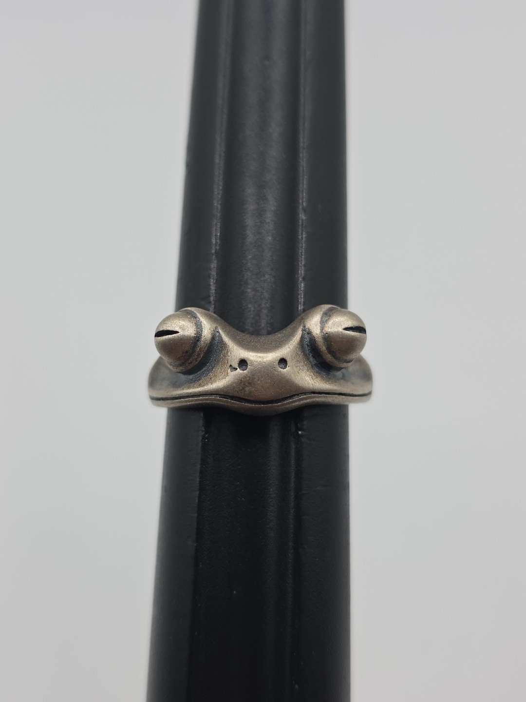 Sterling Silver 925 Adjustable Frog Ring Size 7 - image 6