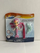 Swimways Fairy Tails Action Figure Mermaid Adventures Pink Hair New Sealed