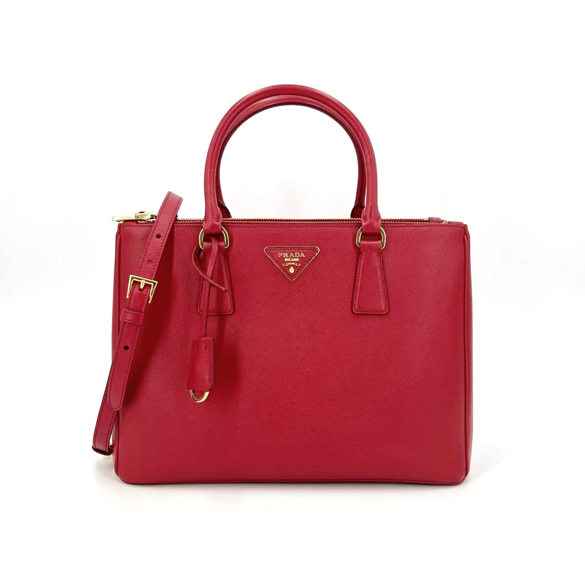 PRADA Satchel/Top Handle Bag Red Bags & Handbags for Women for