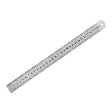 METAL STAINLESS STEEL RULER METRIC & IMPERIAL 12" 30cm 300mm LONG ENGINEERS RULE