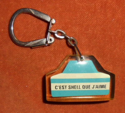 Le Telegramme SHELL Keychain ... I Love - Oil