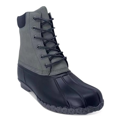 Weatherproof Vintage Women s Adam Round Toe Lace-up Duck Boots NIB Grey