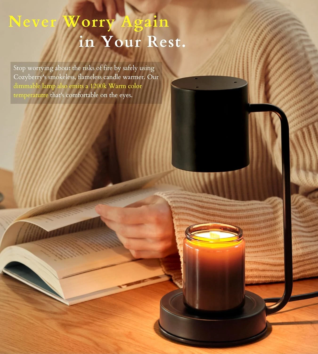 Cozyberry Querencia Candle Warmer - Thumbnail 4