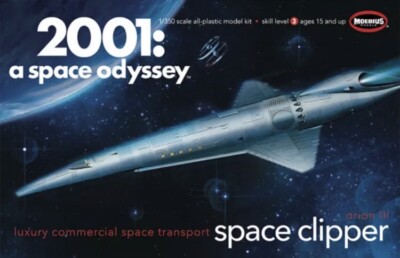 Moebius 2001: A Space Odyssey Orion 3 Space Clipper Modellbausatz im Maßstab 1:350