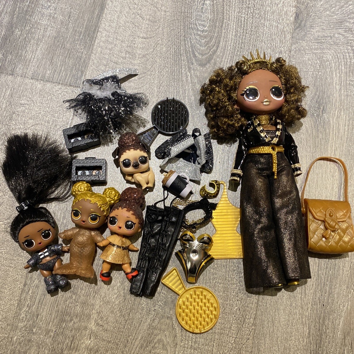 Lol Surprise Omg Dolls Royal Queen Bee Baby Doll Mixed Lot Of