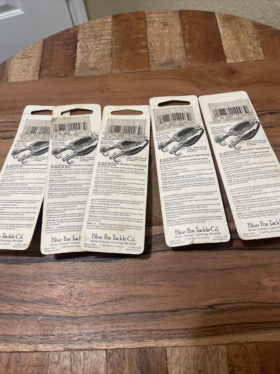 Cuillère De Pêche Blue Fox Pixee 1/4 - Nickel Plaqué