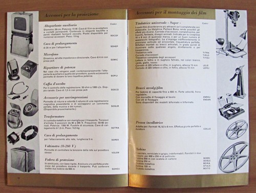Folleto Publicitario PAILLARD 16 mm Bolex - Ed. Paillard - CINEPRESE Italiano* - Photo 6/7