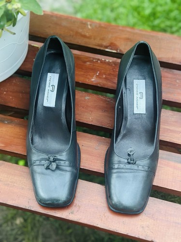 NWOB Etienne Aigner US 10 Kidman Pumps Black Leather w/Tassel Classy Sexy Career - Picture 10 of 24