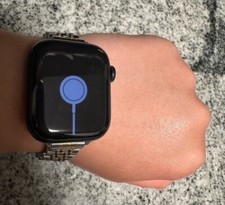 Apple Watch Series 8 41mm Midnight Aluminum Case with Sport Band, S/M GPS ...