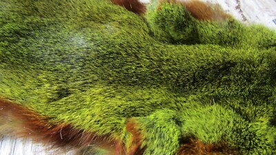 Premium Pine squirrel skins Olive - dubbing, zonkers, minikies