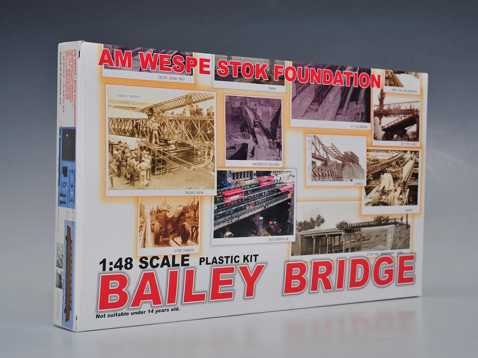 WESPE 1:48 BAILEY BRIDGE Military WW2 PLASTIC KIT Bridge Kit 48130 PROMO!