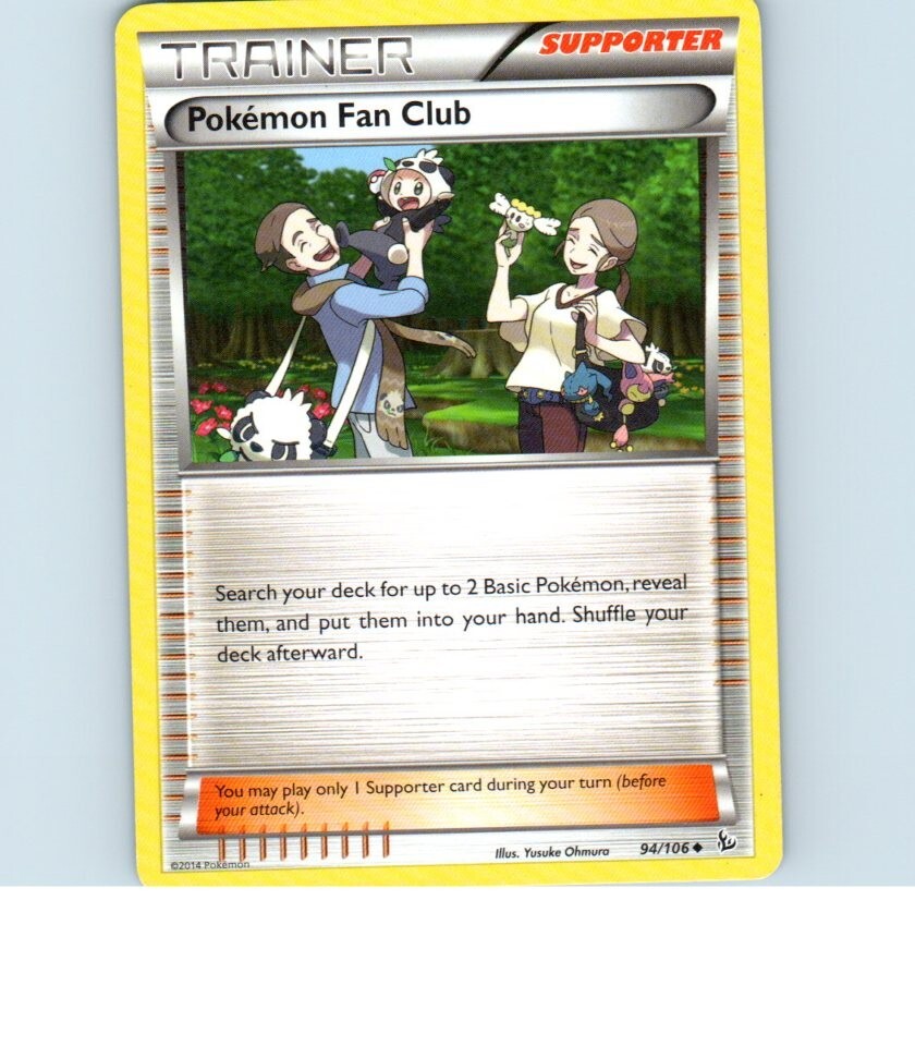 2014 Trainer Pokemon Fan Club 94/106 Pokemon Card