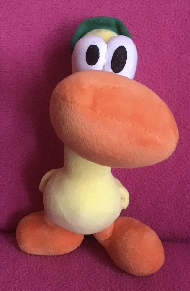 Juguete de felpa suave Bandai Pocoyo Pato amarillo con chirrido 8"" 2005 Foto 2 de 4