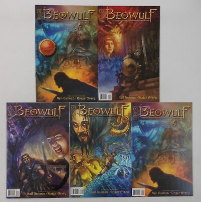 Beowulf #1-4 VF/NM complete series + Promo - based on Neil Gaiman's ...