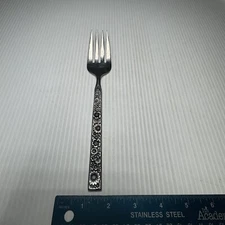 STYLECRAFT SYF27 Stainless Steel Flatware Serving Fork (1 Available) Flowers