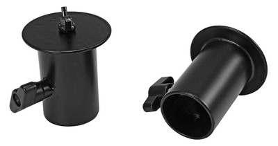 Passendes Stativadapter Set in Schwarz, mit M8-Gewinde für BOB-4-Lautsprecher