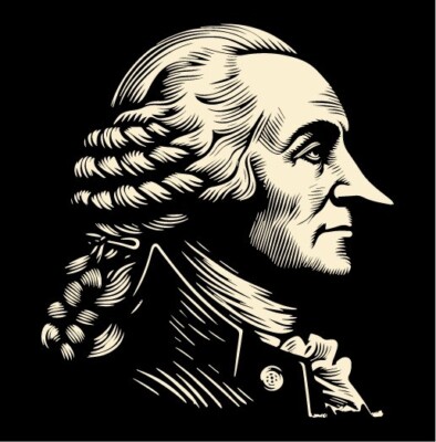 Lying Long Nose Politician Founding Fathers Dishonest (Gildan 50/50) USA Shirt