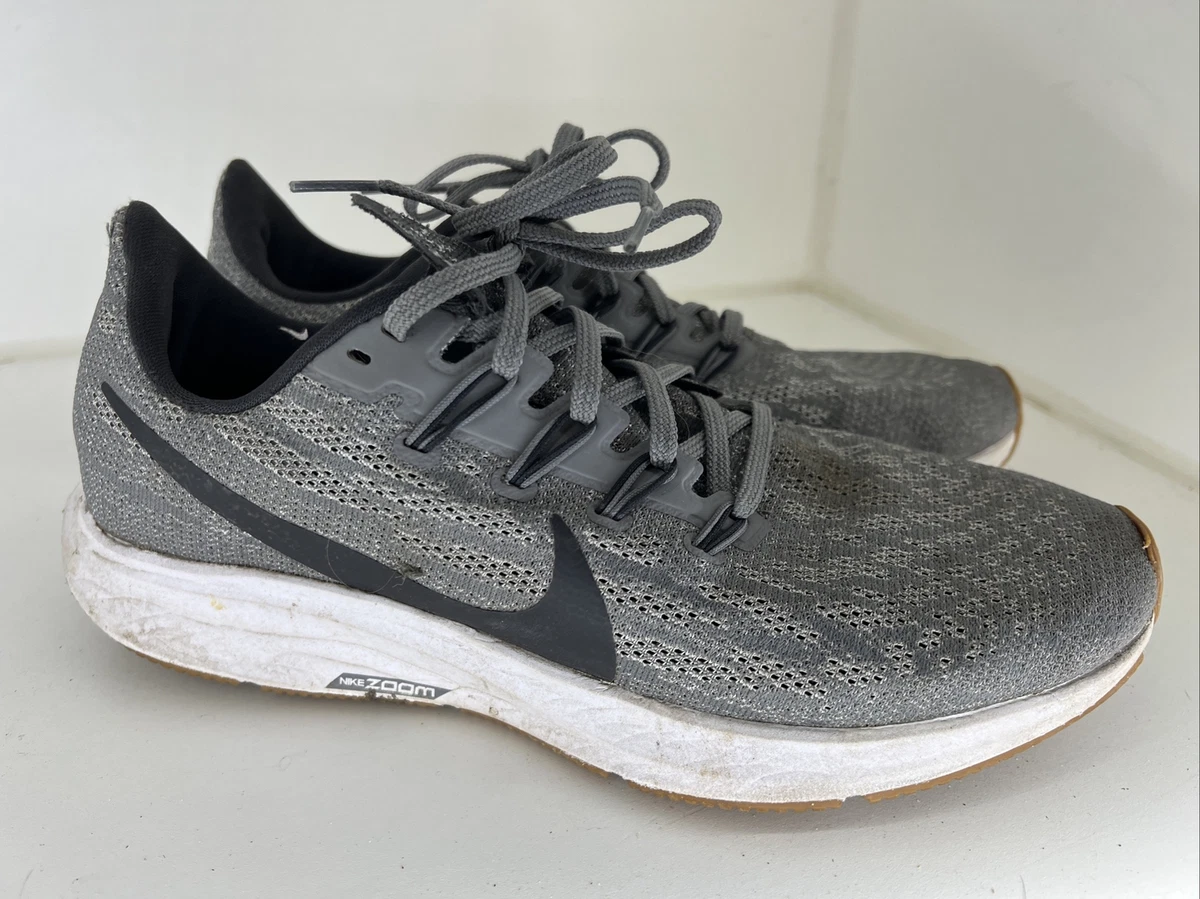 Nike Mens Air Zoom Pegasus 36 AQ2203 001 Gray Running Shoes Sneakers Size 9.5