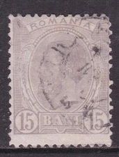 Romania 1901 king Carol 15b Fine Used  SG 430 VGC