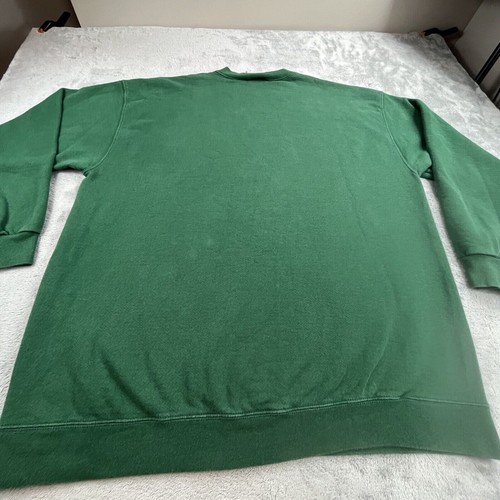 Vintage USA Today News Lee Premium Cotton Men 2X Green sweater Sweatshirt Y2K - Picture 11 of 12