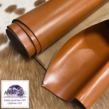 Cow Leather Saddle Tan 2/3 oz Hide Rough Cut by the Square Foot
