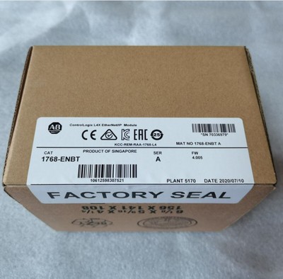 New Factory Sealed AB 1768-ENBT SER A EtherNet/IP Communication Module 1768ENBT
