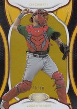 LOGAN TANNER 10/10 CHRONICLES CERTIFIED PROSPECTS RC GOLD CARDINALS #6 2023 23