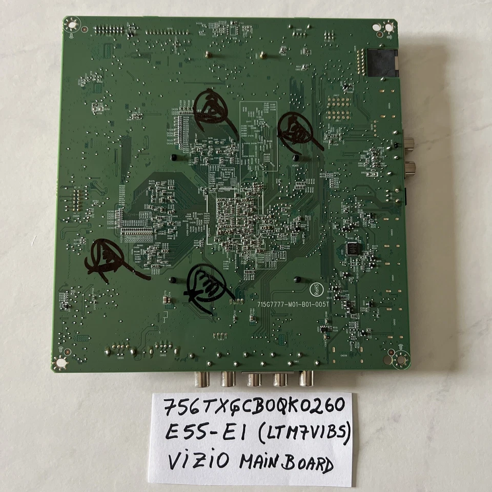 Материнская плата Vizio от оригинального производителя — модель E55-E1 — версия LTM7V1BS — деталь 756TXGCB0QK0260 - Изображение 2 из 3