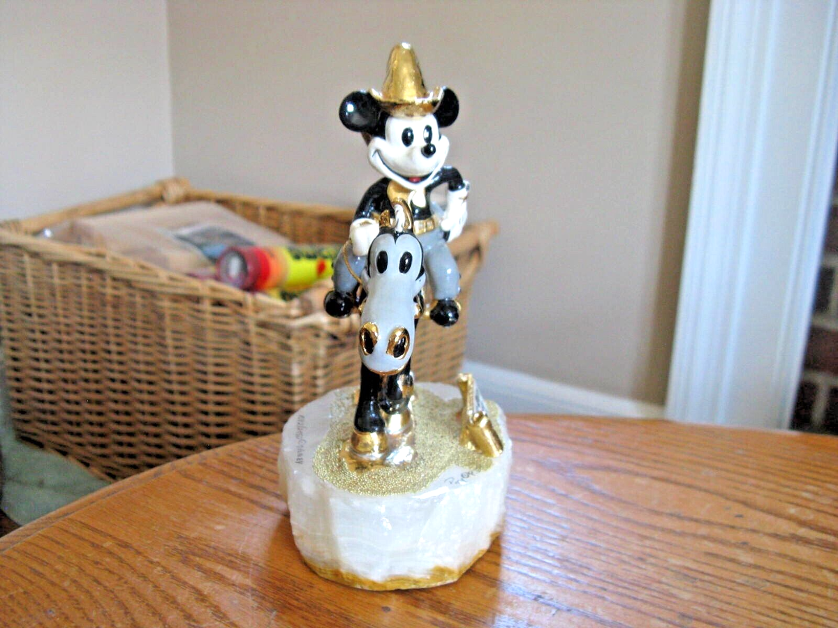 Ron Lee Signed Limited Edition Disney Two-Gun Mickey 6 1/4