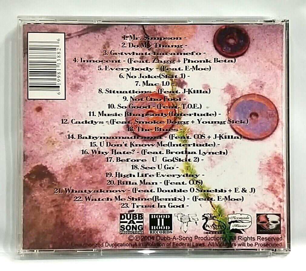 CD) D-Dubb – Mr. Simpson, US OG Press, Album, EX, Rare. | eBay