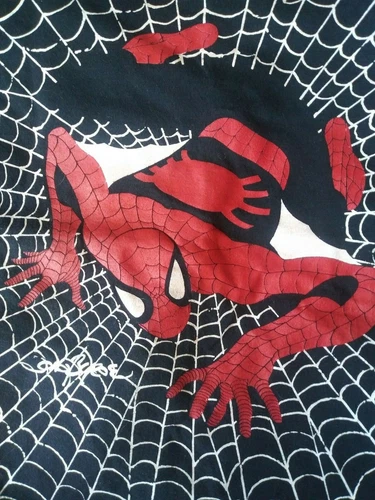MARVEL VINTAGE RARE 1998 MID OHIO CON JOHN BYRNE SPIDER-MAN XL LONG SLEEVE SHIRT