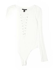 Forever 21 Women White Bodysuit M