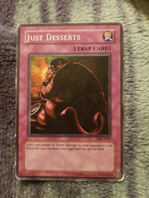 1x YuGiOh TCG Just Desserts SDK E037 Trading Card Game