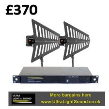 Radio Microphone Adu + Antenna Paddles Suit Shure Sennheiser G3