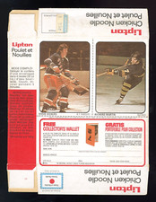 1974 Lipton Complete Box 33 Richard Martin NM-MT Buffalo Sabres 34 Steve Vickers
