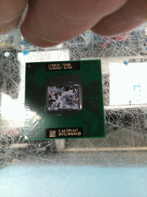 USED Intel processor cpu  core 2 duo t5500 sl9sh 1.66ghz 2mb 677mhz socket 478 