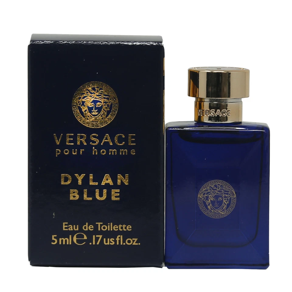 Versace Men's Mini Collection EDT and EDP 5ml Bottles Custom Bundle Gift Set NEW - Image 2 of 4