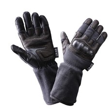 3S Tactical Leather Police Hard Knuckle With Kevlar  Padded Glove - 3SG -T14