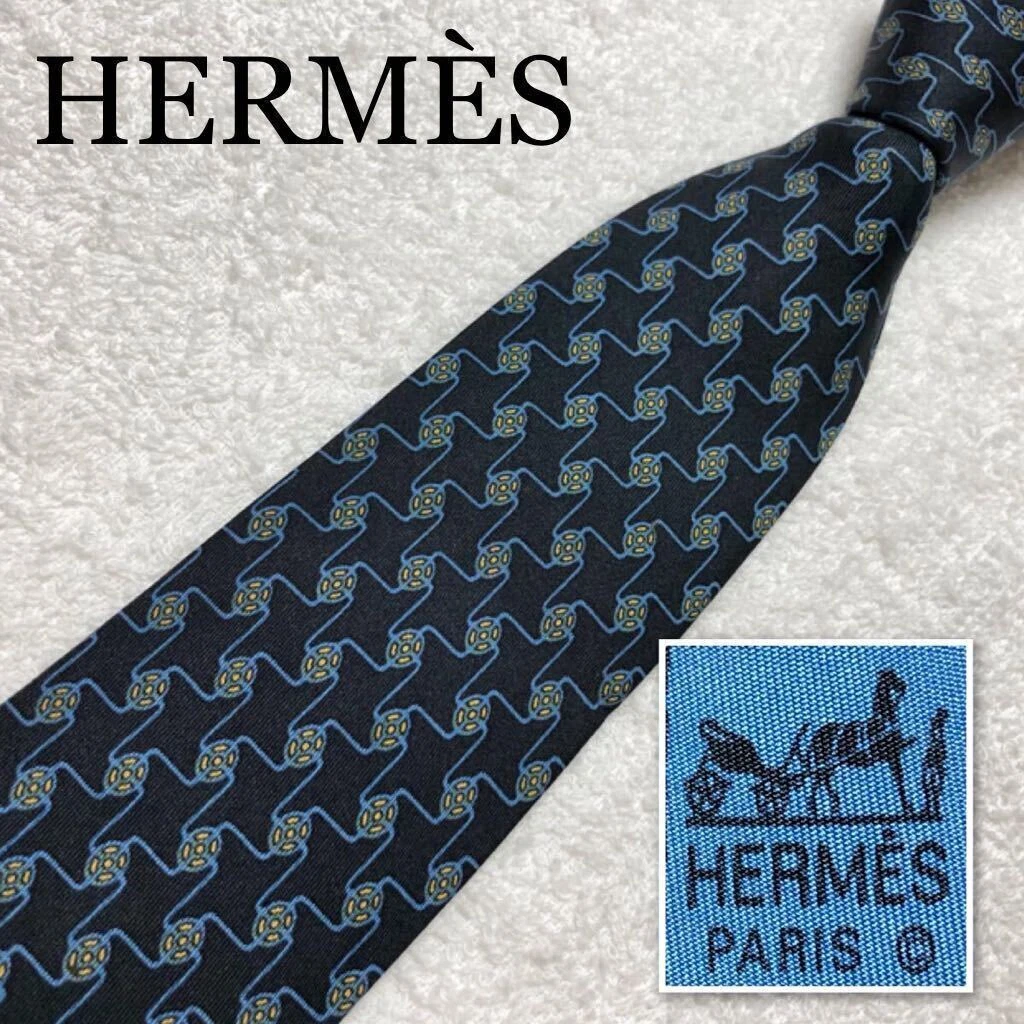 HERMÈS Cravatta uomo HERMES Francia vera seta cravatta abito classico lusso multicolore T221