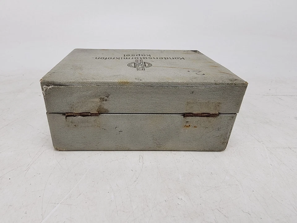 Vintage Neumann Condenser Microphone Capsule Storage Case Box M7S #2 - Image 4 of 4