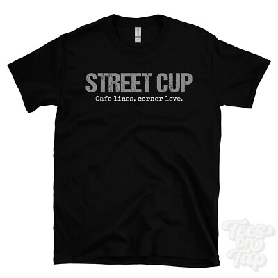 STREET CUP: Cafe lines, corner love T-Shirt motorcycle biker