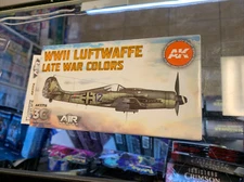 AK 3G Acrylics #11718 WW2 Luftwaffe Late War Colors Set (6)