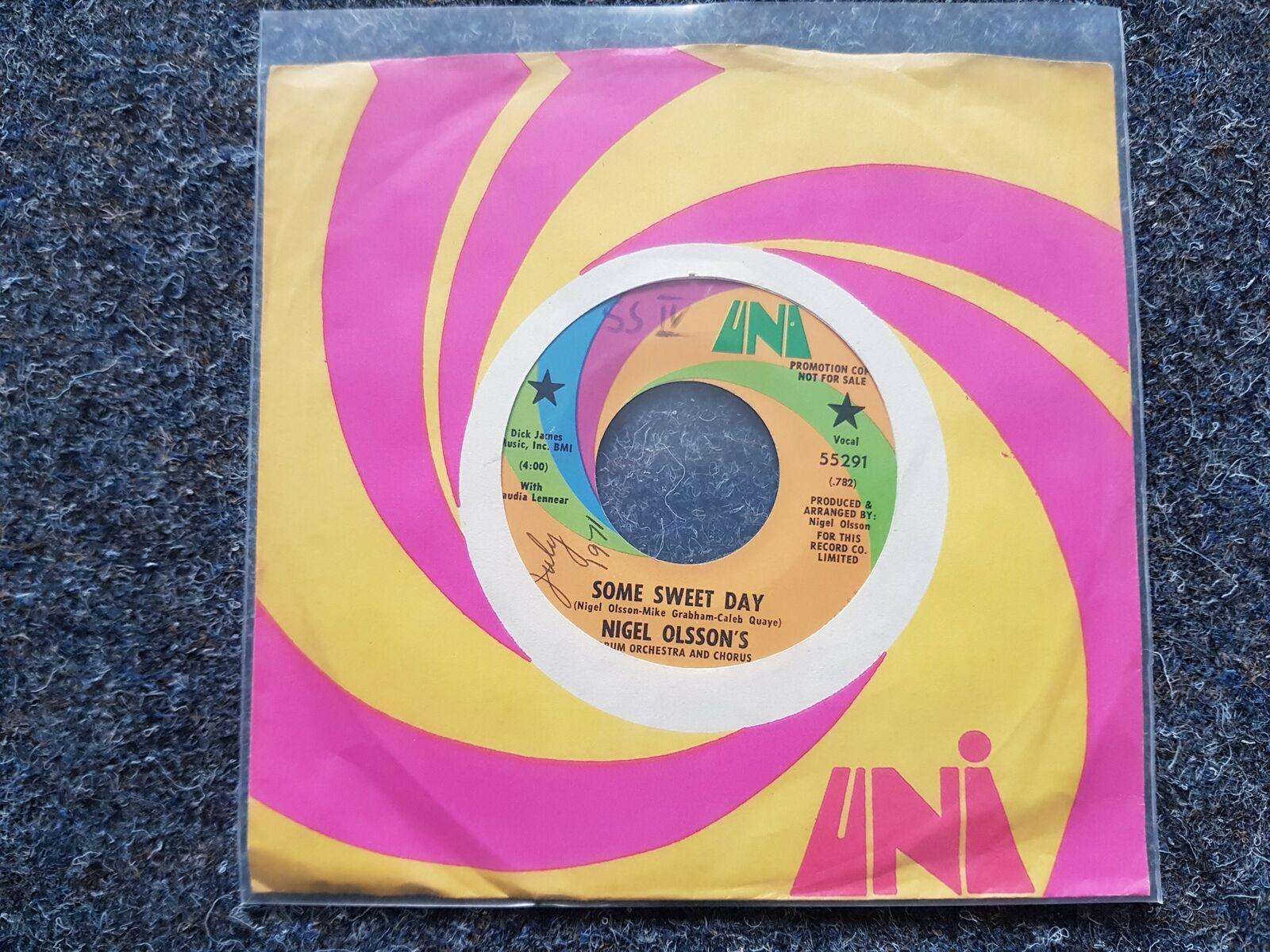 7"" Single Vinyl Nigel Olsson's - Some sweet day/ Weirdhouse US PROMO