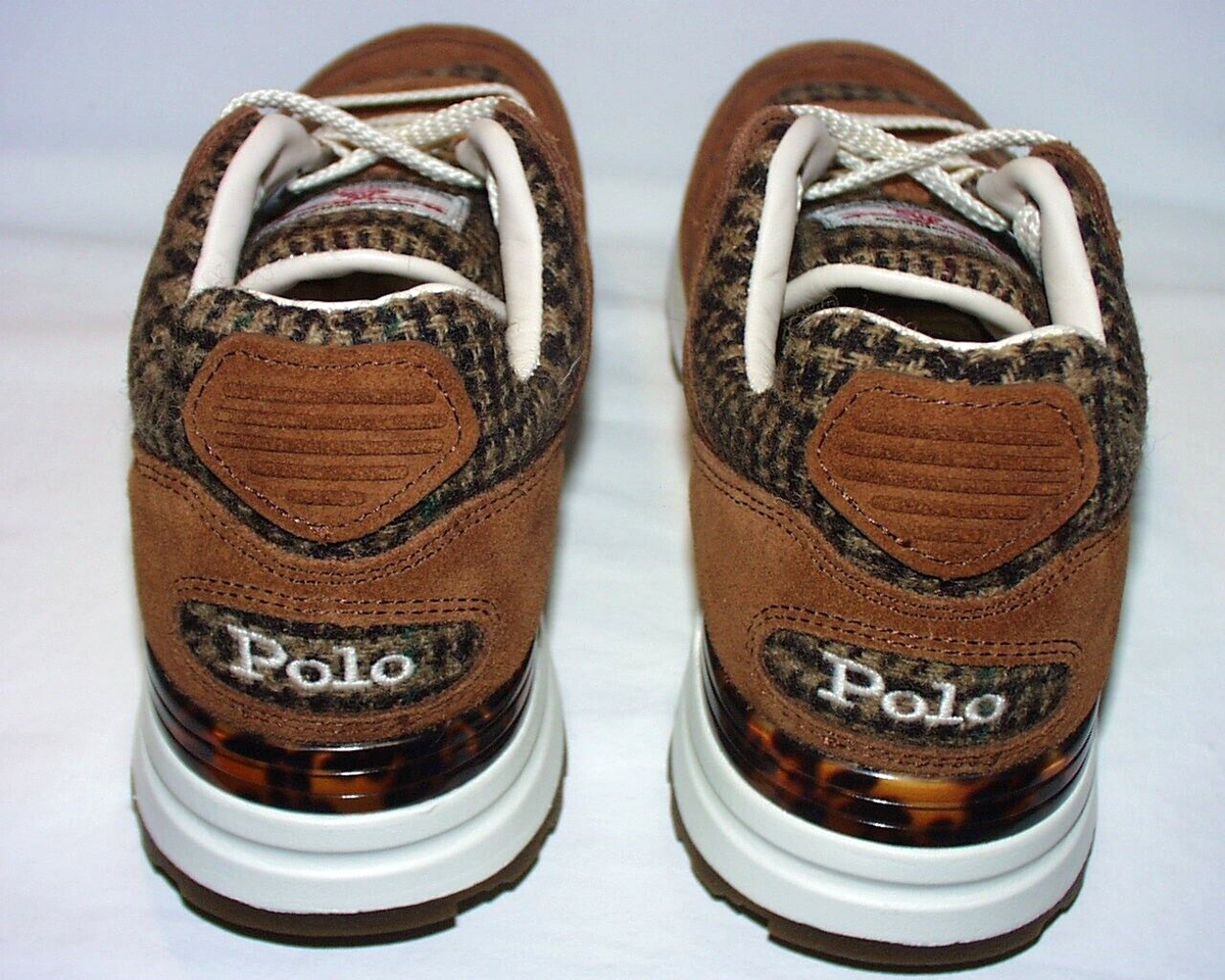 Polo Ralph Lauren Trackster 200, Suede/Harris Tweed Wool 